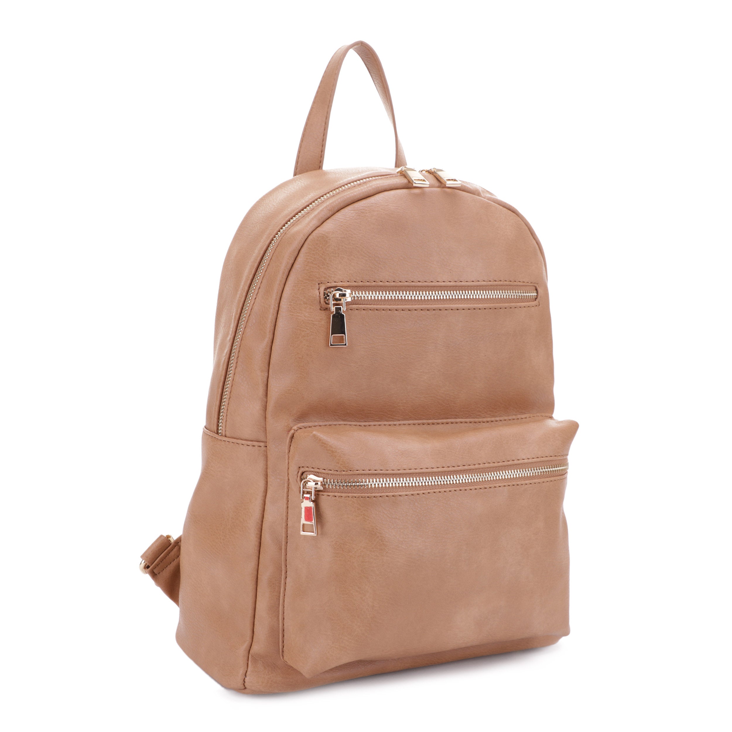 FC20455 Rounded Double Front Pocket Backpack
