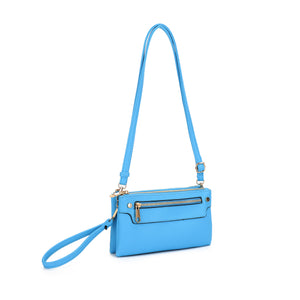 MT20480 Multicompartment Crossbody with Front Zipper Pocket